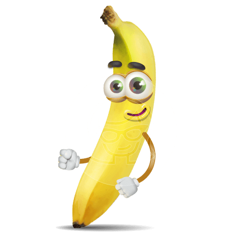 Banana Fruit Character Animator Puppet